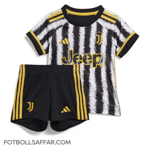Juventus Hemmadräkt Barn 2023-24 Kortärmad (+ Korta byxor)